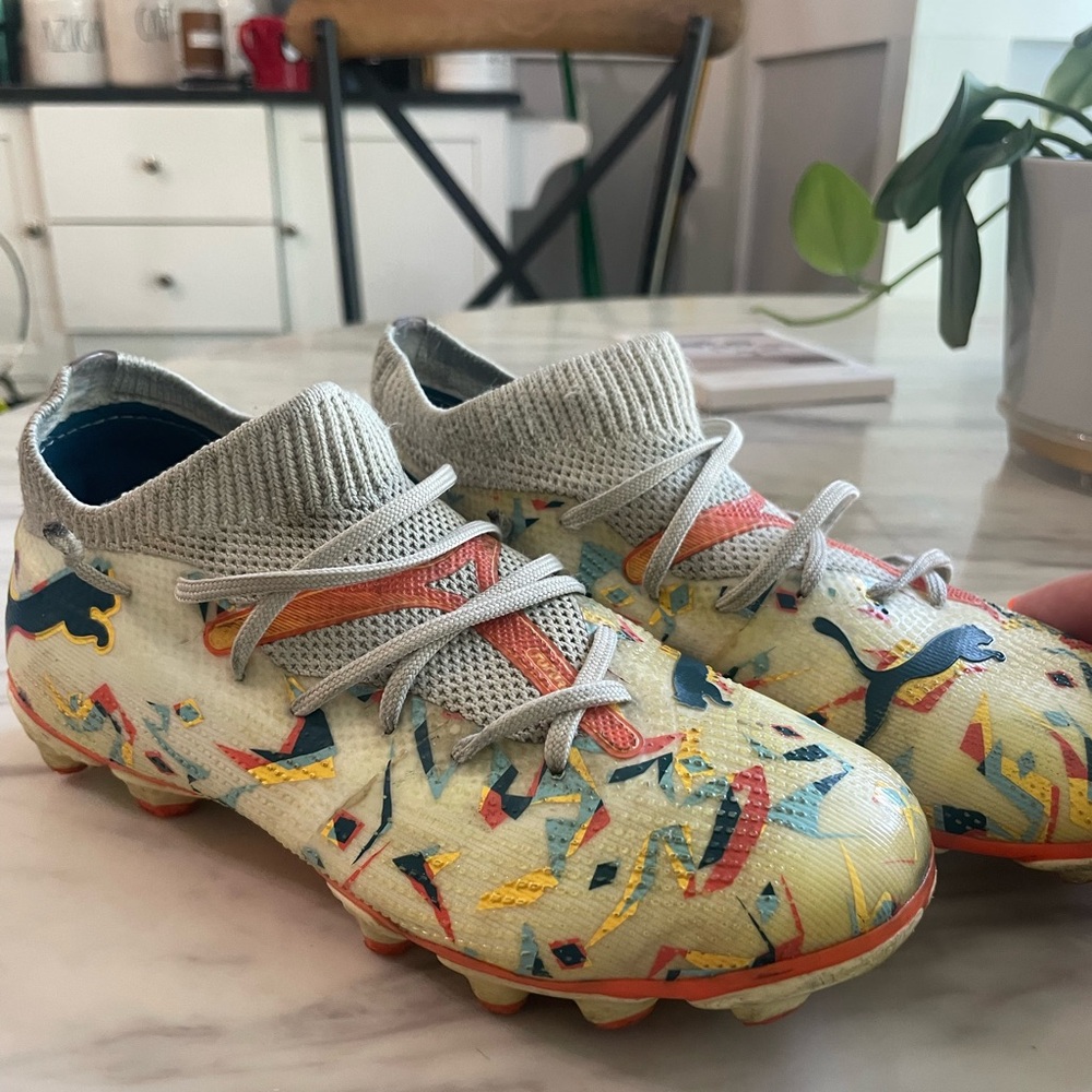 Colorful Kids Soccer Shoes